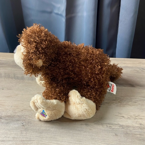 Webkinz Cheeky Monkey, NO code. Brown and Tan Monkey Plush, soft - Picture 2 of 8